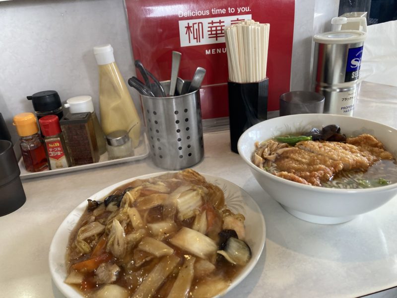 排骨麺　パーコー麺　トンカツ
