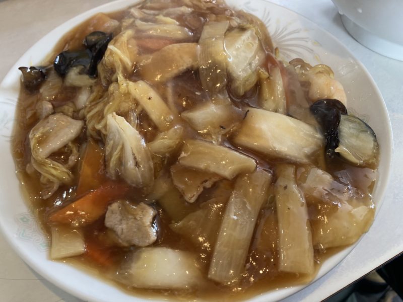 人気メニュー　あんかけ焼きそば